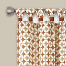 1 of 2:Callie Cuff Tab Top Window Curtain Panel - 52x63 - Spice/Tan 