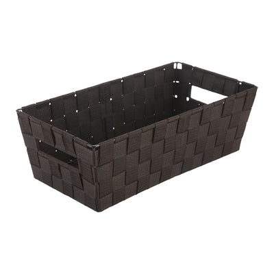 1 of 4:Simplify Medium Woven Strap Shelf Tote in Chocolate 