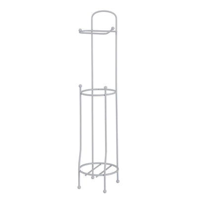 2 of 2:Porte-papier toilette et distributeur Bath Bliss en blanc 