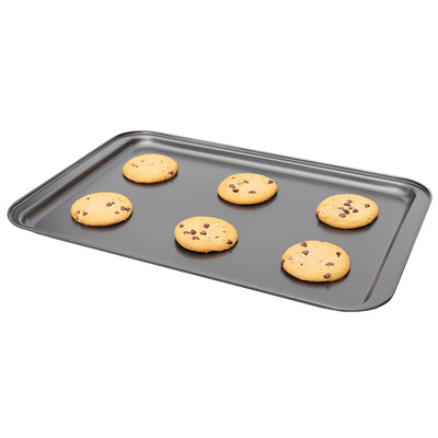 2 of 4:Plaque de cuisson antiadhésive en acier Home Basics 12