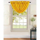 2 of 2:Leah Jacquard Textured Window Panel and Valance Treatments, Yellow 
