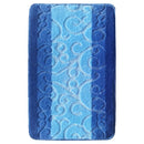 12 of 21:Vienna Scroll Two-Tone Non-Slip Soft Bath Rug, 18x30 Inches 