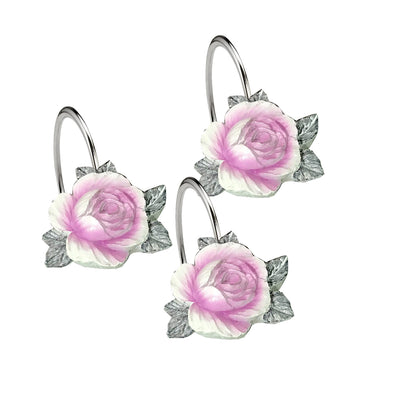 8 of 10:Popular Bath Michelle Complete Bath Ensemble Decor Set, lila, todos se venden por separado 