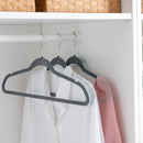 4 of 4:Simplify 25 Pack Slim Velvet Suit Hangers in Grey 