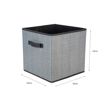 4 of 4:Simplify Collapsible Storage Cube in Grey 
