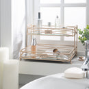3 of 4:Home Details 2 Tier Vanity Tower in Rose Gold 