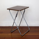 6 of 7:Home Basics Multi-Purpose Foldable Table, Cherry 