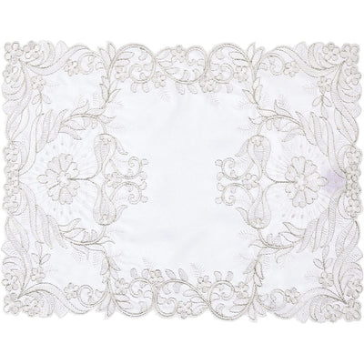 11 of 24:Camino de mesa con bordado floral elegante Glory 