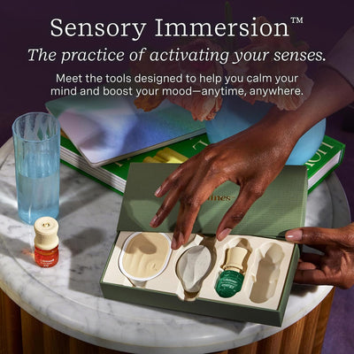 6 of 6:Lifelines Unique Sensory Immersion Grounding Stone Gift Set, Citrus 