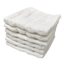 4 of 4:ECO LUXE Ribbed 6-Piece Cotton Washcloth Towel, 12x12 Inches 