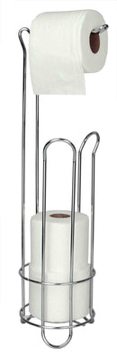 1 of 5:Home BasicsFree-Standing Heavy Duty Sleek  Dispensing Paper Towel Holder, Chrome 
