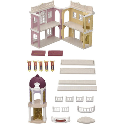 4 of 5:Grand magasin Calico Critters Town Series, maison de poupées de mode 