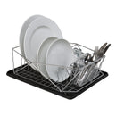 4 of 4:Kitchen Details Geode Dish Rack in Chrome 