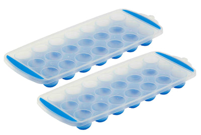 1 of 1:Lot de 2 mini bacs à glaçons Home Basics 