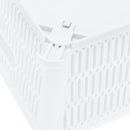 2 of 4:Simplify Slide 2 Stack It Storage Tote Baskets in White 
