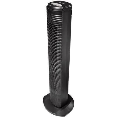 1 of 2:Holmes Oscillating Tower Fan, Black, 31 Inches 