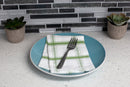 4 of 4:Home Basics Hammered Stainless Steel Salad Forks, (Pack of 4), Silver 