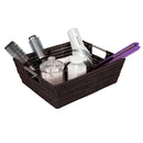 3 of 4:Panier fourre-tout en rotin Simplify Shelf Storage couleur chocolat 