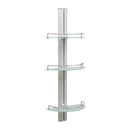 1 of 4:Estante de vidrio en forma de media luna de 3 niveles Neu Home 
