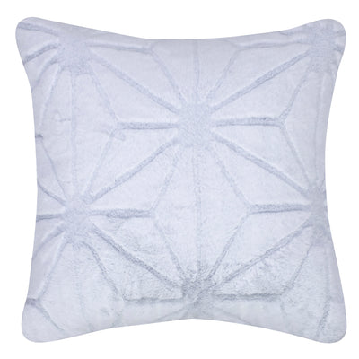 3 of 6:Marcus Geometric Design Faux Fur Decorative Throw Pillow, 20x20 Inches 