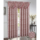 6 of 14:Gina Jacquard Rod Pocket Window Panel and Valance Window Treatment, All Sold Separately 