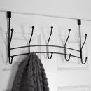 1 of 5:Étagère de porte à 5 crochets Shelby de Home Basics, noire 