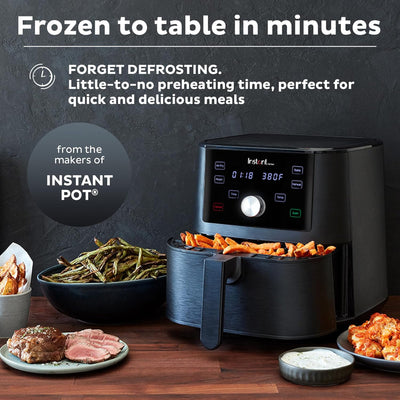 2 of 6:Instant Pot Vortex 4 In 1 Function Air Fryer Oven, 4 Quart, Black 