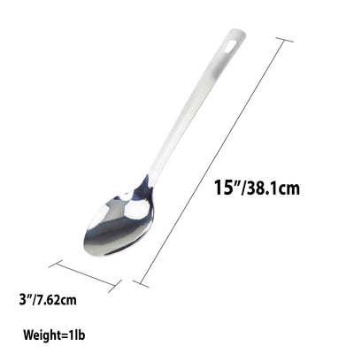 2 of 2:Home Basics Stainless Steel Serving Spoon, Silver 