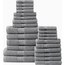 34 of 40:Ensemble de serviettes 24 pièces 100 % coton Casa Platino 