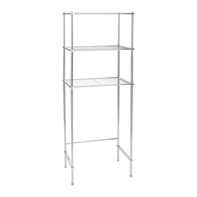 1 of 4:Étagères métalliques de luxe à 3 niveaux Neu Home, gain de place, finition chromée 