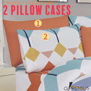 12 of 12:PREMIUS Premium Prism Pop 4 & 6 Piece Microfiber Printed Wrinkle-Free Sheet Set 
