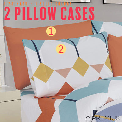 12 of 12:PREMIUS Premium Prism Pop 4 & 6 Piece Microfiber Printed Wrinkle-Free Sheet Set 