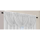 3 of 12:Dawson Solid Textured Jacquard Rod Pocket Window Panel and Valance Treatment, All Sold Separately 