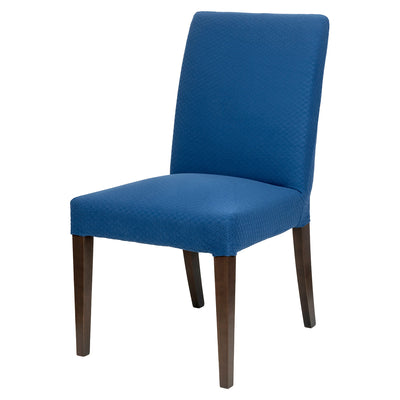 4 of 6:Housse de chaise de salle à manger Premius Vivian Stretch Diamond, 42 x 16 pouces 