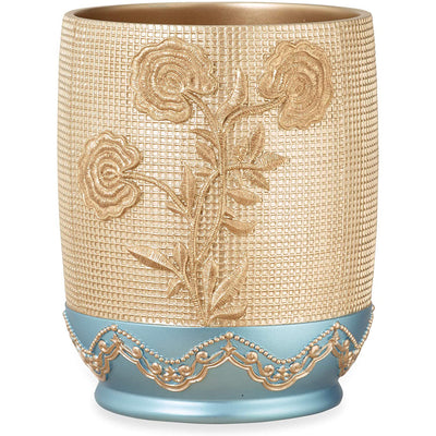 2 of 8:Juego completo de decoración de conjunto de baño Ombre Rose, azul dorado, todo se vende por separado 