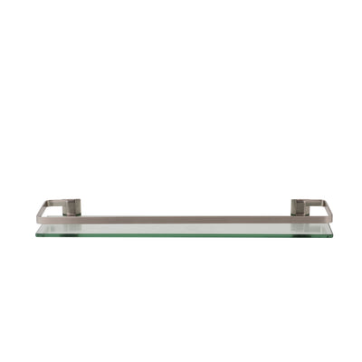 2 of 4:Neu Home Estante de Vidrio con Barra en Níquel 