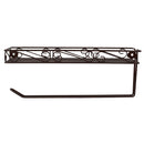 4 of 10:Porte-essuie-tout mural avec panier Home Basics Scroll Collection, bronze 