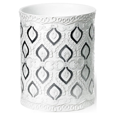 5 of 9:Popular Bath Monaco Complete Bath Ensemble Decor Set, White, All Sold Separately 