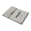 4 of 4:Caja de almacenamiento grande Simplify en gris jaspeado 