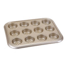 1 of 5:Home Basics Aurelia Non-Stick 12-Cup Carbon Steel Cookie Sheet, Gold 