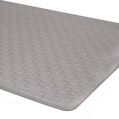 8 of 11:Achim Woven-Embossed Faux-Leather Anti-Fatigue Mat, 20x39 Inches 