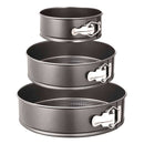 1 of 2:Ensemble de 3 moules à charnière antiadhésifs Premius, gris 