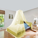 2 of 7:Just Relax Elegant Mosquito Net Bed Canopy Set, Yellow, Queen-King 