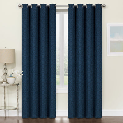 5 of 6:Astoria Jacquard Grommet Window Panel, 54x84 Inches 