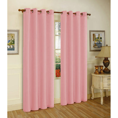 3 of 20:Panneau de fenêtre à œillets en fausse soie Mira, 55 x 84 pouces 