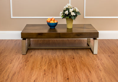 2 of 2:Tivoli II Medium Oak 6x36 Self Adhesive Vinyl Floor Planks - 10 Planks/15 sq. ft. 