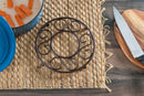 3 of 3:Home Basics Scroll Collection Salvamanteles de acero, bronce 