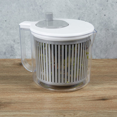1 of 1:Home Basics Space Saving Salad Spinner Bowl with Handle, 6 Quart
s 