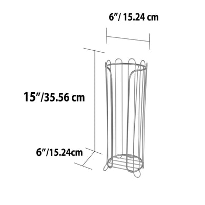 6 of 6:Porte-mouchoirs en nickel satiné Home Basics 