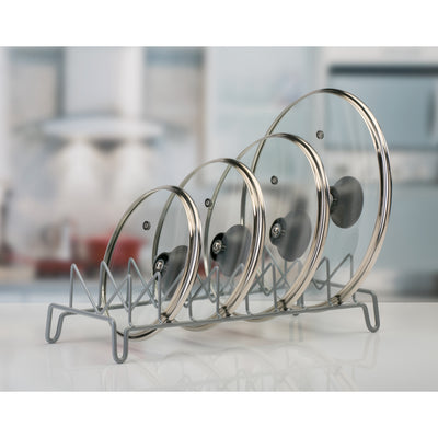 2 of 2:Organizador de tapas Kitchen Details en gris 